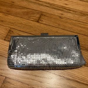 ☀️SALE! NWT Silver clutch